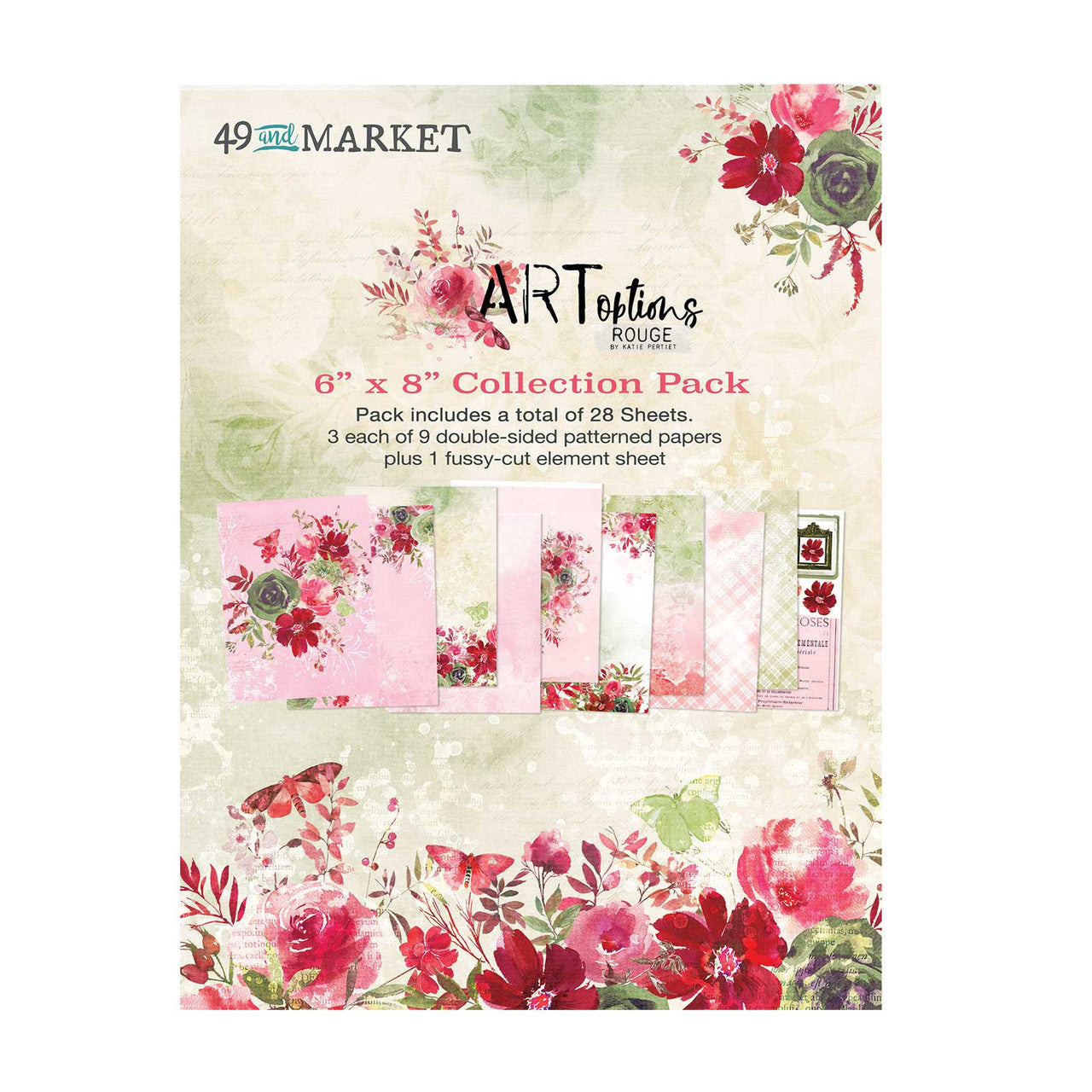 Paquete de colección 49 y Market ARToptions Rouge 6 x 8